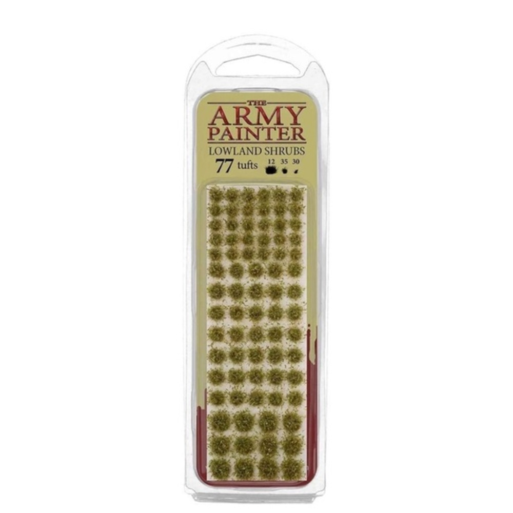 NiB The Army Painter Battlefield Tufts: Lowland Shrubs, 77 Pcs, 3 Sizes